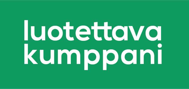 Luotettava Kumppani -logo